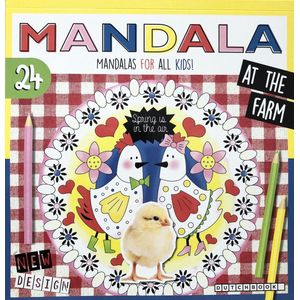 Mandala Kleurboek voor Kinderen At The Farm - geschikt voor kleurpotloden en kleurstiften