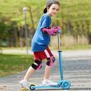 Beschermingsset voor kinderen, elleboogbeschermer, polsbeschermer (kniebeschermers, voor skateboarden, rolschaatsen, fietsen, sport