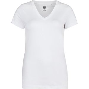 WE Fashion Dames biologisch katoen T-shirt - Maat XXL