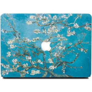 Lunso Geschikt voor MacBook 12 inch cover hoes - case - Van Gogh amandelboom