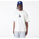 New Era Mlb World Series Los Angeles Dodgers T-shirt Met Korte Mouwen Wit M Man