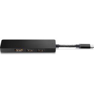 HP Elite USB-C Hub - 90W USB-C Port met oplaad functie - USB-A en HDMI Ports 4WX89AA