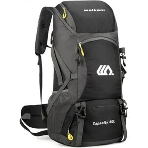 Backpack 50 liter - Travel Rugzak - Lichtgewicht - Zwart