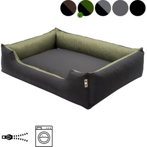 Hondenmand Aston XXL - Zwart + Groen - 100 x 75 x 23cm