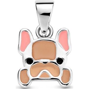 Hanger Hond Zilver Gerhodineerd