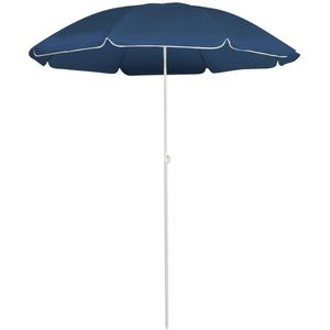 VidaXL Parasol Stalen Paal 180 cm Blauw 