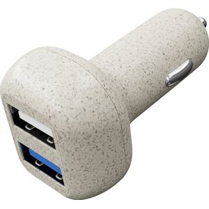XtremeMac Quick Charger Autolader - USB-A - 18W - 2.4AMP - Wit (ECO)