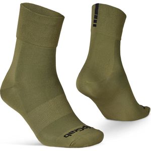 GripGrab - Lightweight SL Performance Zomer Fietssokken 1 Paar Coolmax Wielersport Sokken Regular Cut - Olijf Groen - Unisex - Maat M (41-44)