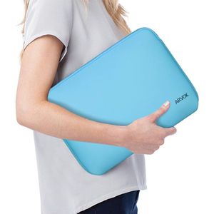 11-12 inch Laptophoes Meerkleurige en Maatkeuzes Hoes/Waterbestendig Neopreen Notebook Computer Pocket Tablet Aktetas Draagtas/Etui Skin Cover, baby blauw