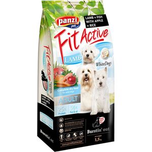 Panzi-Pet - White dog - Hypoallergeen hondenvoer voor kleine volwassen honden met witte vacht - 1,5kg