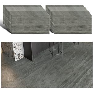 Zelfklevende marmeren vloertegels - eenvoudig te installeren - set van 24 - 60cm x 30cm