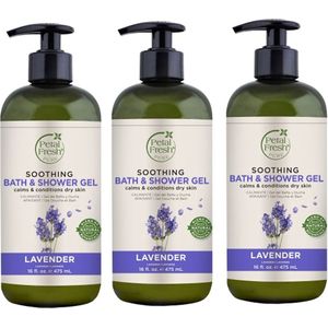 PETAL FRESH - Bath & Shower Gel Lavender - 3 Pak