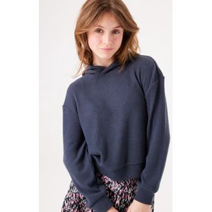 GARCIA Meisjes Hoodie Blauw - Maat 164/170