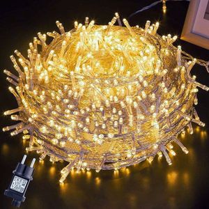 Veelkleurige Kerstverlichting Buiten - 8 Standen - Geheugenfunctie & IP44 Waterdicht Voor Bomen - Feesten En Bruiloften