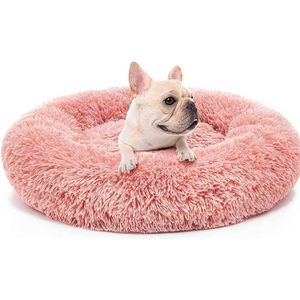 BOTC Hondenmand - Vetbed 60 cm - Maat M - Kattenmand - warmtemat - voor honden en katten - Roze