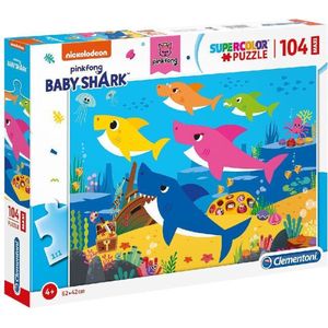 Puzzel Baby Shark (104 Stukjes)
