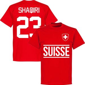 Zwitserland Shaqiri 23 Team T-Shirt - Rood - 140