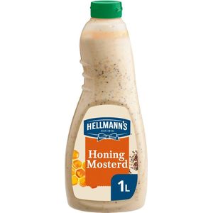 Hellmann's Dressing honing mosterd - Fles 1 liter