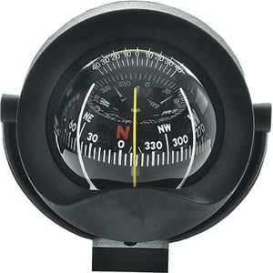 Autonautic | Multidirectioneel kompas voor montage op beugel - 85 mm - zwart