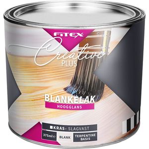 Fitex Creative+ Blanke Lak Hoogglans Kleurloos - 750 ml- Lakverf - Transparant - Buiten - Hoogglans -