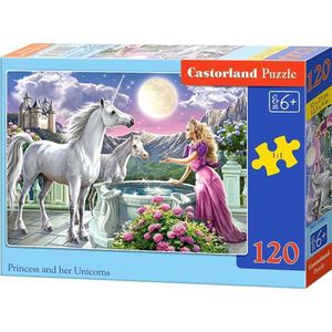 Princess and her Unicorns - 120 stukjes
