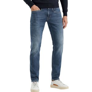 PME Legend Heren Jeans Broeken SKYRAK regular/straight Fit Blauw 35W / 34L Volwassenen