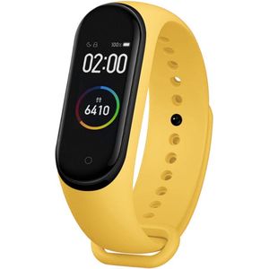 Kiraal Nova - Stappenteller - Activity Tracker - Temperatuurmeter - Bloeddrukmeter - Hartslagmeter - Smartwatch - Horloge - Heren - Dames - Nederlandse Handleiding - Geel