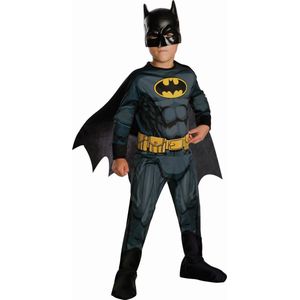 Rubies - Batman & Robin Kostuum - Boevenvanger Batman Classic Kind Kostuum - Zwart - Maat 128 - Carnavalskleding - Verkleedkleding