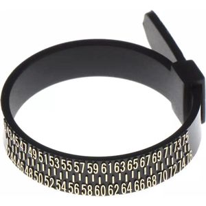 Ringmeter - Ringmaat opmeten - Vinger opmeten - Vingermaat meter - Verstelbaar - Ringsize tool - Ringvinger - Universeel - IXEN