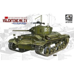 AFV-Club Valentine MK.IV Soviet Red Army Version + Ammo by Mig lijm