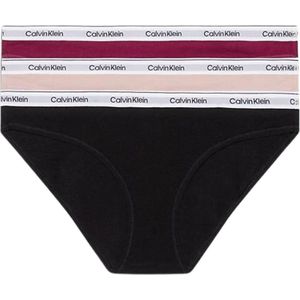 Calvin Klein 3-pack Bikini Slips dames - MPI - S - Zwart