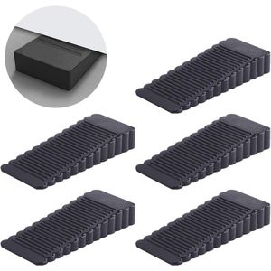 Hoogte verstelbare rubberen deurstopper - antislip, krasbestendig (5 stuks)