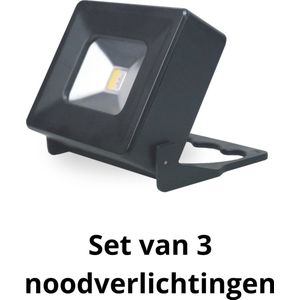 3 x Mr Safe noodverlichting en powerbank in één - noodpakket verlichting - zaklamp led oplaadbaar