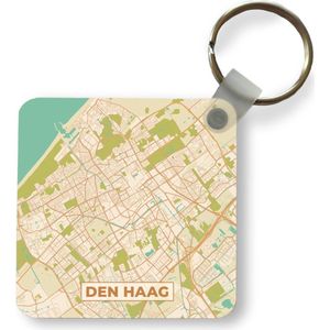 Sleutelhanger - Uitdeelcadeautjes - Stadskaart - Den Haag - Vintage - Plastic