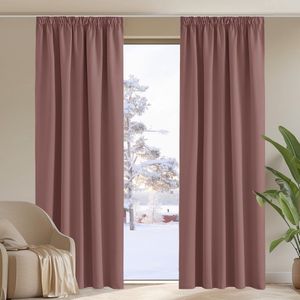 La'Moussawi ® Stijlvolle Thermische Verduisteringsgordijnen voor Optimaal Comfort en Privacy in Oudroze