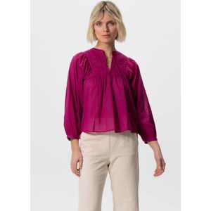 Sissy-Boy - Paarse A-lijn blouse met padded details