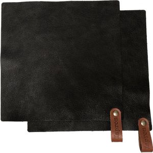 Xapron Leren Pannenlappen Utah kleur Choco