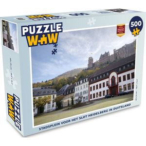 Puzzel Heidelberg - Kasteel - Duitsland - Legpuzzel - Puzzel 500 stukjes
