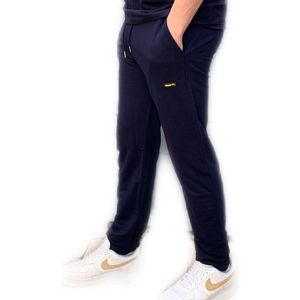 Embrator mannen Joggingbroek met recht smalle pijpen donkerblauw 3XL