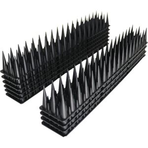 Antiklimstrips - 5 meter (10x 50 cm) - Zwart - Duivenpinnen - Duivenverjager - Vogelverjager - Kattenverjager - Kattenschrik - Vogelwering - Vogelpinnen