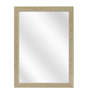 Spiegel met Vlakke Houten Lijst - Vergrijsd - 40 x 50 cm