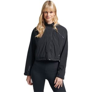 SUPERDRY Run Cropped Weatherproof Jasje Dames - Black - L