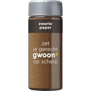 G'woon Zwarte peper bussen x 50 gram