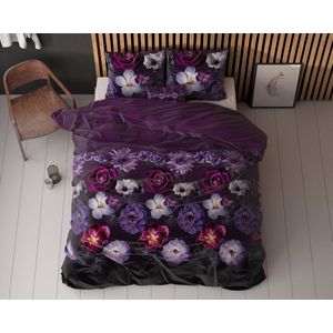 Sleeptime Magic Flower Dekbedovertrek - 240 x 200/220 + 2 60 x 70 cm kussenslopen - Paars