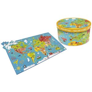 Scratch Worldmap Puzzel (150 delen, Wereldkaart)