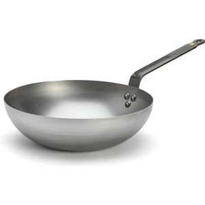 de Buyer Wok - Brede bodem - Mineral B - Ø 28CM - inductiegeschikt