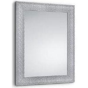 MenM - Vierkante Spiegel in frame FARINA - Facet Chroom