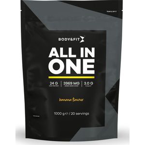 Body & Fit All in One Recovery Shake - Proteine Poeder - Whey Protein Banaan - 20 Eiwitshakes (1 kilo)