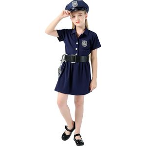 Politiepak Kind Meisjes 123-136cm Maat M Verkleedkleren