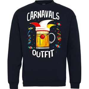 Sweater Carnavals Outfit | Carnavalskleding dames kinderen heren | Carnaval | Foute Party | Navy | maat 116/128